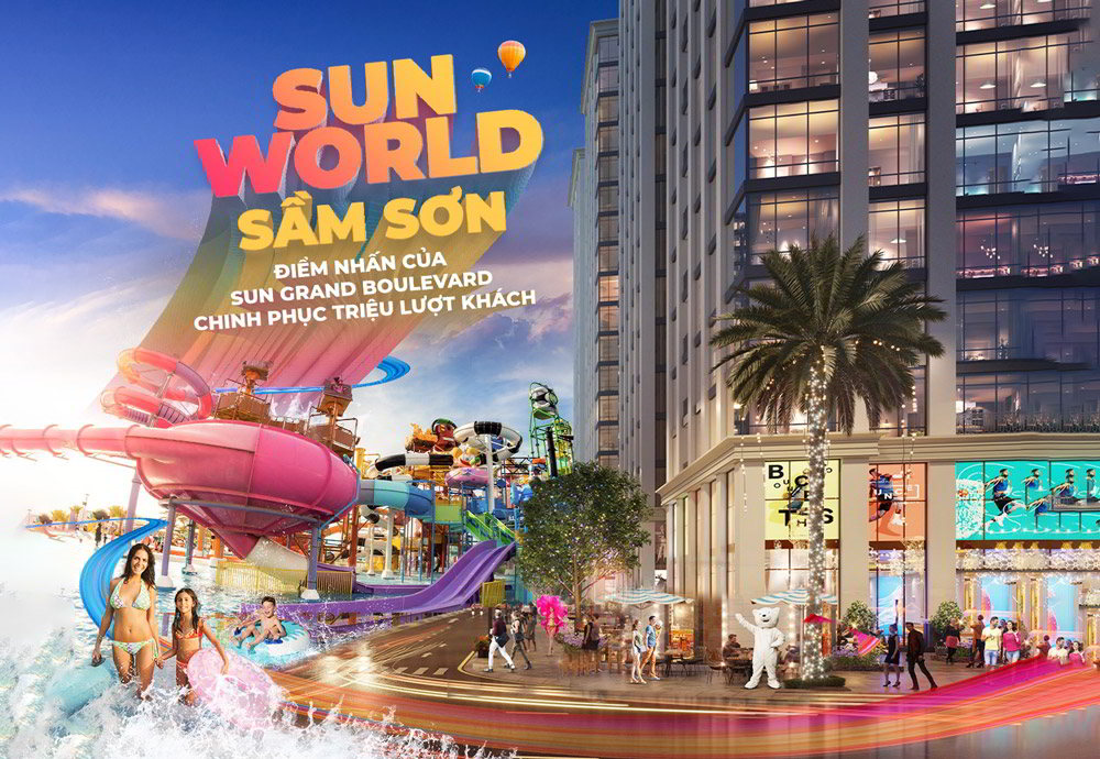 Sun World Sầm Sơn thuộc dự án nghỉ dưỡng cao cấp do tập đoàn Sun Group làm chủ đầu tư